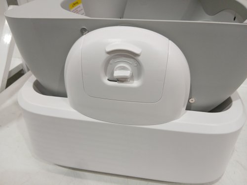 OPEN-TOP SMART AUTOMATIC CAT LITTER BOX with mat & garbage bag - GREY / WHITE image 8