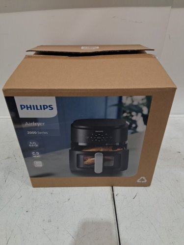philips 2000 series 13 function COMPACT airfryer with COOKING WINDOW & rapid air technology - 6.6QT - BLACK (MODEL: NA230/00) image 2