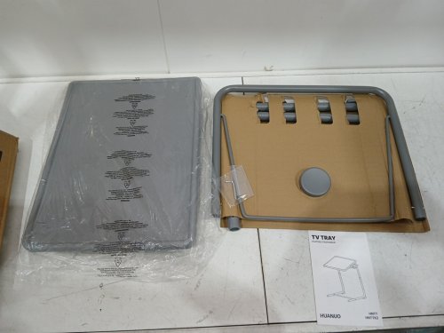 HUANUO Adjustable folding tv tray table - grey (model: ‎HNTT) image 3