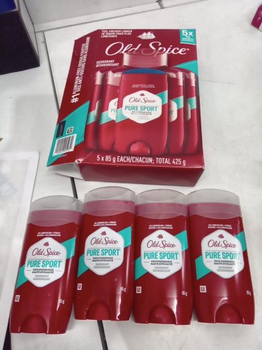 4PK OLD SPICE PURE SPORT HIGH ENDURANCE MENS DEODORANT - 85G EACH image 2