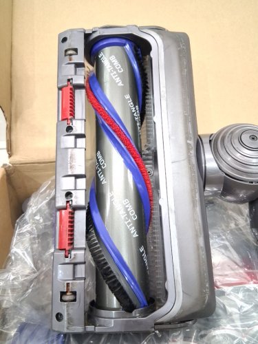 DYSON V8 plus Rechargeable HANDHELD stick VACUUM cleaner with attachments - grey/purple (model: sv25) image 5