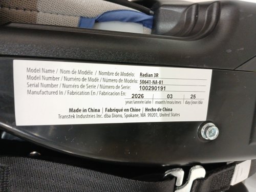 DIONO RADIAN 3R 3-IN-1 CONVERTIBLE REAR AND FRONT FACING CAR SEAT - 10 YEARS - blue (MODEL: 50641-na-01) image 6