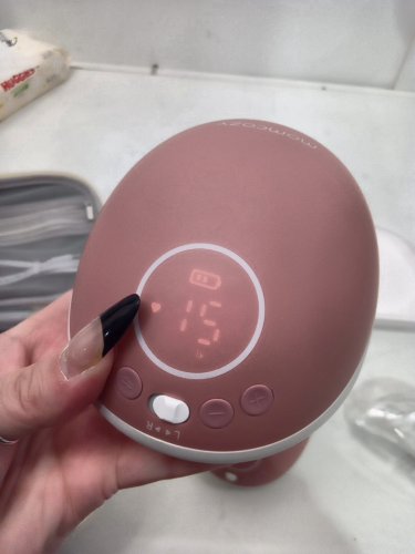 Momcozy Breast Pump Hands Free Upgraded Mobile Flow M9 App Discreet Control with Personalized Multi-Modes & 15 Levels - COZY RED (model: bp223) image 9