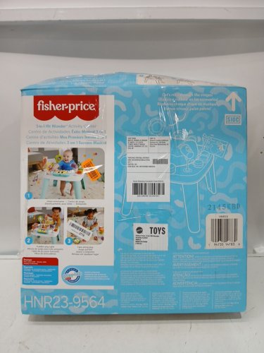 3-in-1 Fisher-Price Baby to Toddler Toy Hit Wonder Activity Center - Blue/White (model: hnr23-9564) image 2