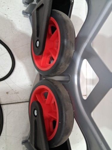 FOLDING HAND TRUCK DOLLY - 176LB CAP - SILVER/BLACK/RED (MODEL:2123A) image 4
