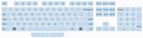 2PC SURMEN CUTE WIRELESS KEYBOARD AND MOUSE BACKLIT SET - WHITE (MODEL: RF108) image 2