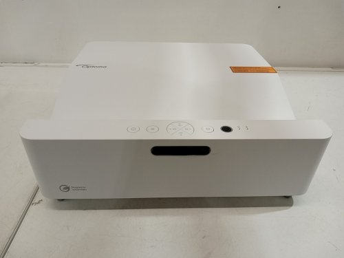 optoma ultra short throw projector with enhanced gaming mode, 1080p full hd, 4k hdr input, duracore laser & built-in speaker - white (model: gt3500hdr) image 9