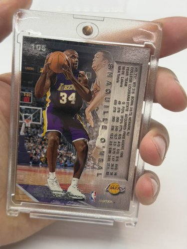 Skybox 1999-2000 Leaf Metal Shaquille O'Neal Card #105 image 4