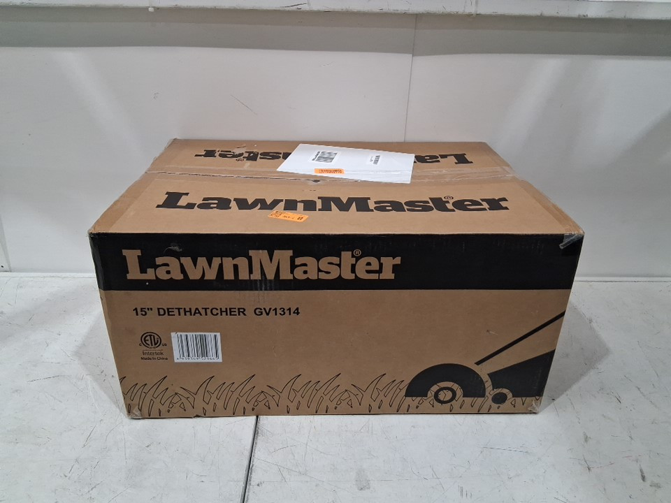 LawnMaster Electric Dethatcher and Scarifier - 10.5Gal Collection Bag - 15" - 13AMP (MODEL: GV1314) image 2