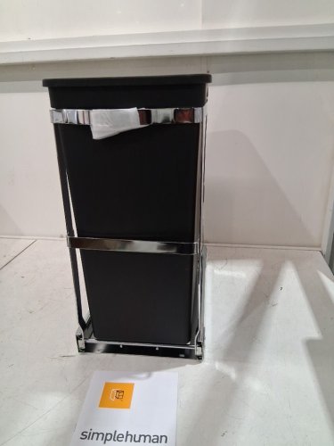 SIMPLEHUMAN UNDER COUNTER PULL OUT TRASH CAN - 30L - BLACK (MODEL: CW1124) image 3