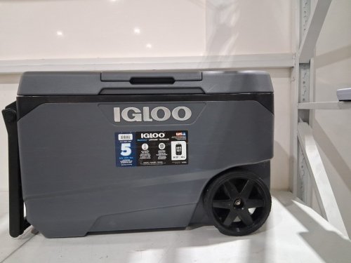 Igloo MaxCold Cooler - 85L/137 12oz cans cap - 17.5” x 19.1” x 31.6” - Grey (Model: 1872190/35148/35227) image 2