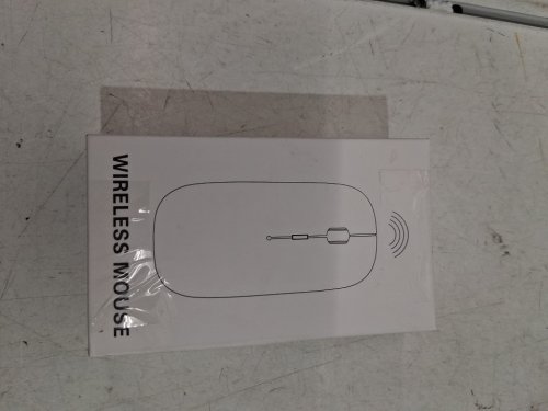 RECHARGEABLE WIRELESS BLUETOOTH MOUSE - SLIM ERGNOMIC DESIGN - SILVER (MODEL: E68) image 4
