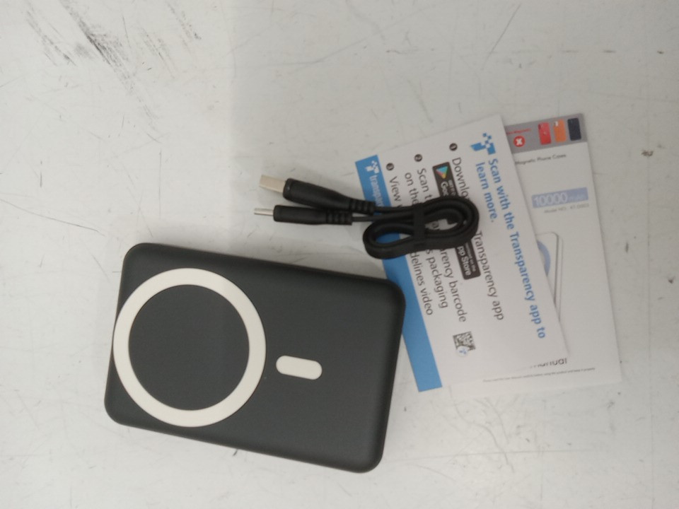 Podoru Magsafe Magnetic Battery Pack with Type-C Cable for Wireless Charger - 10000mAh - 15W - BLACK (model: ‎KT-D003) image 3