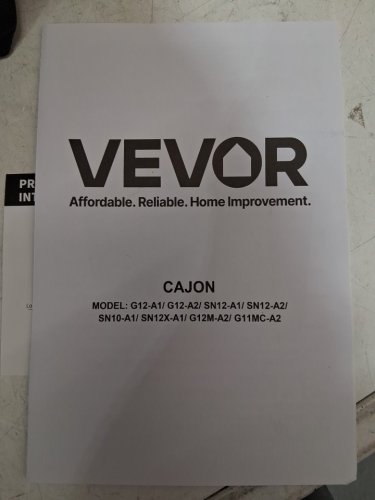 VEVOR Cajon Box Drum, with Internal Snare Wires - 12"x 12" x 17" - brown (model:g12-a1) image 4