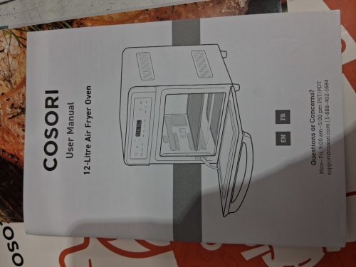 COSORI 11-in-1 Air Fryer Toaster Oven with rotisserie accessories - 12L - Fits 8" Pizza - stainless steel (MODEL: CAF-R121-SCA) image 9