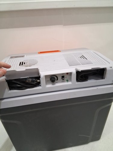 aooden electric car cooler and warmer - 24l - grey/orange image 7