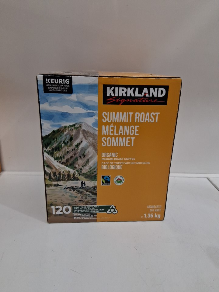 120pk kirkland signature summit roast coffee k-cup pods - Medium Roast image 2