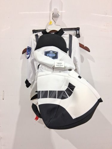 2PC SPACE SHUTTLE RIDE-ALONG COSTUME SET - 3T-4T - WHITE AND BLACK (STYLE:10517) image 2