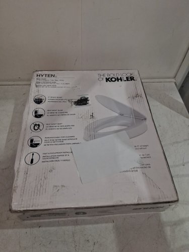 KOHLER HYTEN ELEVATED Quiet-Close elongated toilet seat - 3" - WHITE (MODEL: 25875-0) image 2