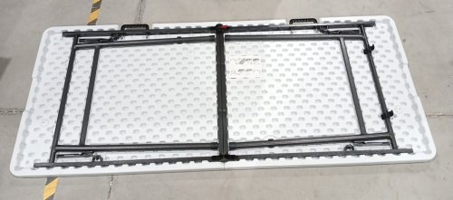 Star Elite Commercial Grade Folding Table with Handle - 6ft - white image 4
