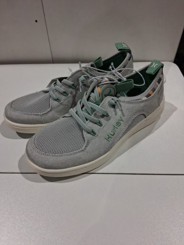 WOMEN'S HURLEY SLIP ON SHOES - SIZE 6 - GREY/GREEN - (STYLE: 5566707) image 2