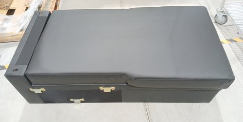 Modular Faux Leather Chaise With Storage - 29.5" x 46.5" - Black (Model: DV5016) image 4