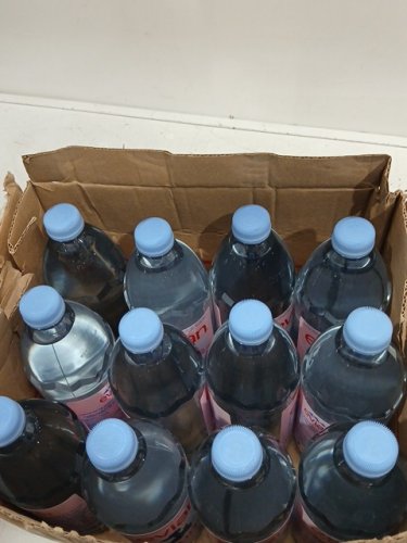 12PK EVIAN NATURAL SPRING WATER BOTTLES limited edition 200 years young - 1L/EACH image 3