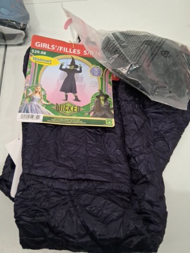 3PC GIRLS DISGUISE WICKED ELPHABA DELUXE COSTUME - SMALL 8-10 - PURPLE image 2