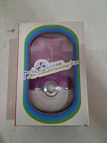 RECHARGEABLE HANDHELD MINI AIR CONDITIONING FAN - MAGENTA image 3