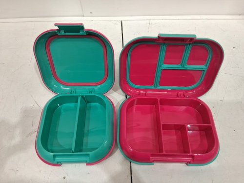 2pk bentgo chill lunch box and mini box containers with ice packs - Green/Pink (model: 1997883) image 4