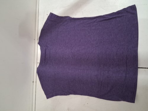 Women's VUTRU Crew Neck Loose Fit Tee Blouse T-Shirt - large - purple image 3
