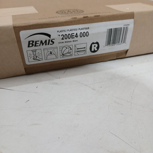Bemis Affinity Plastic Toilet Seat, White Never Loosens, Removes for Cleaning Slow-Close Adjustable with Extra Stability - Elongated - WHITE - (MODEL: 1200E4 000) image 4
