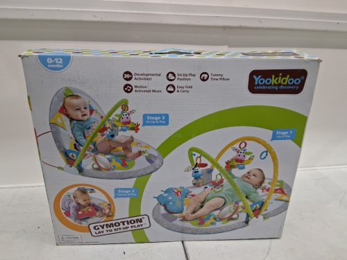 yookidoo gymotion lay to sit-up play - 0-12 month old - multicolour (model: ‎YO40145) image 2
