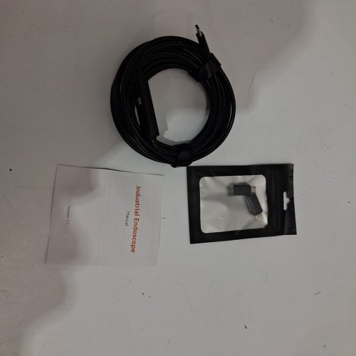 COLOFREE LIGHT UP INDUSTRIAL ENDOSCOPE WITH 8 LED LIGHTS - 7.9MM CAMERA, 1920P HD, 16.5FT, WATERPROOF - BLACK (MODEL: W400) image 3