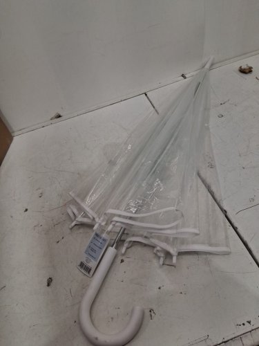 the Weather station bubble dome clear umbrella - 52" arc - White (model: ws510-white) image 3