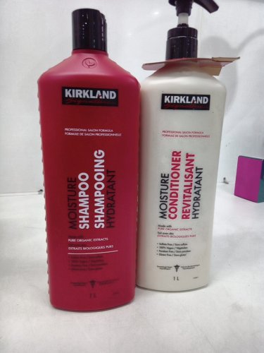 2pc KIRKLAND signature PROFESSIONAL SALON FORMULA MOISTURE SHAMPOO and conditioner - 1L EACH image 2