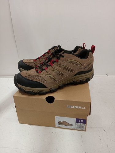 MEN'S Merrell Northgate 2 Hiking Shoes - 10 - BROWN / BLACK / RED (STYLE: J500229 / 4850010) image 2