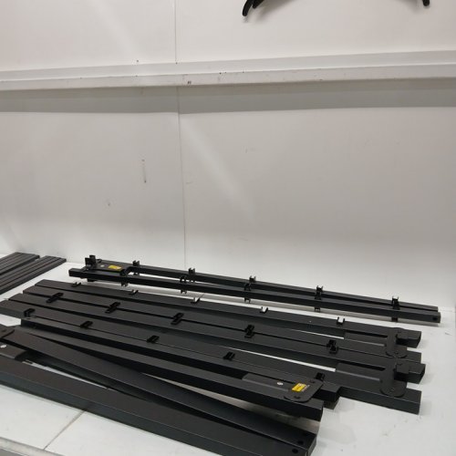 Metal Platform Bed Frame Heavy Duty No Box Spring Steel Slat Frames with Storage - 14" queen - black (model:xjs-01q-bk) image 4