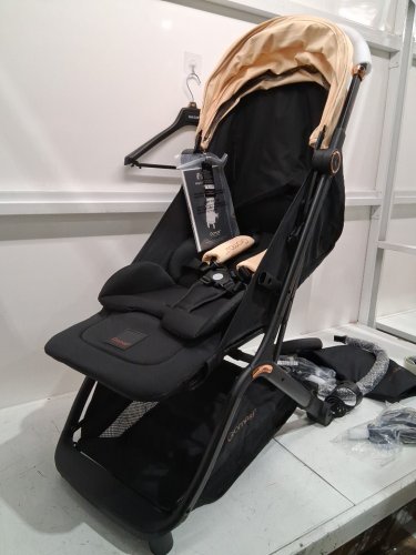 gromast ifold2.0 folding baby stroller - beige/black (model : GT077) image 5