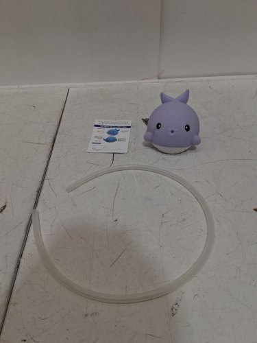 zloojnnwater baby bath whale fountain toy - purple - (model: wt106) image 5
