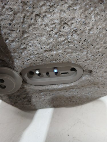 Victrola Rock Speaker Connect Outdoor Bluetooth Solar Speaker - grey (model: vos-600) image 4