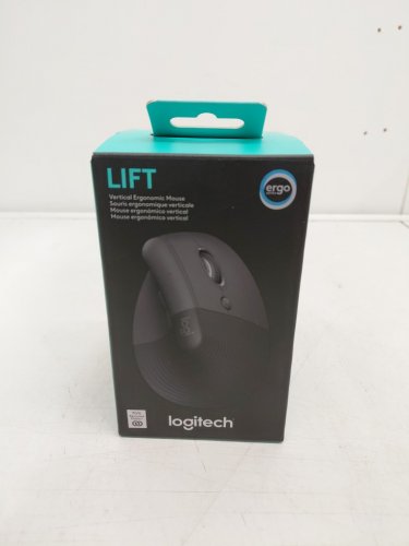 Logitech Lift Vertical Ergonomic Mouse - Wireless Bluetooth, Quiet Clicks, 4 Buttons - Graphite (Model: ‎910-006466 / MR0094) image 6