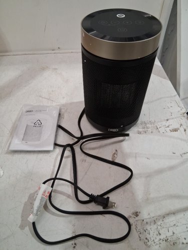 dreo compact digital space heater with remote control - 1500w - gold (model: dr-hsh006) image 3