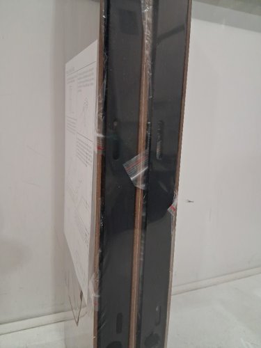2pk venusmiles floating wall shelves with invisible brackets - 24" x 1.4" x 6.7" - Walnut (model: FL-HW-PVC-24-WN-2P) image 3