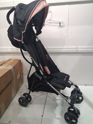 Summer By Ingenuity INFANT 3DMINI CONVENIENCE foldable STROLLER - 45lb cap - BLACK/PINK (model: 32883) image 4