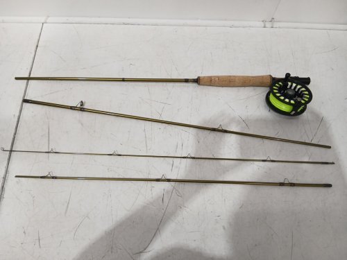 White River Fly Shop Synch Fly Outfit FISHING ROD WITH 5/6 REEL & COVER BAG - 9FT - MULTICOLOR (MODEL: WRSYN9054) image 3