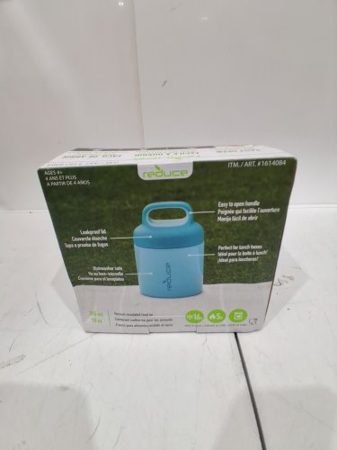 2PK REDUCE VACUUM INSULATED FOOD JARS - 10OZ - TEAL/NAVY BLUE & BLUE (MODEL: 1614084) image 3