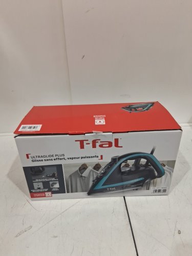 T-FAL ULTRAGLIDE PLUS ENHANCED STEAM IRON WITH CALCIUM COLLECTOR - BLACK/TEAL (MODEL: 1980969/FV5871Q0) image 2