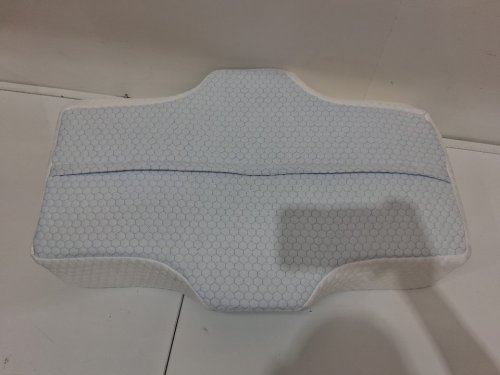 Mkicesky Neck Support Memory Foam Cervical Pillow - 25" x 16" - BLUE/WHITE image 4