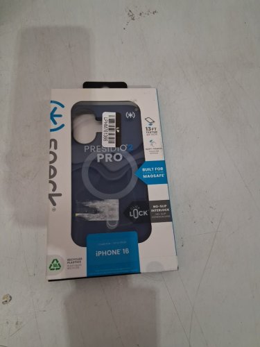 speck Presidio 2 Pro MagSafe Phone Case for iPhone 16 - Dark Blue (Model: 150688-3206) image 3
